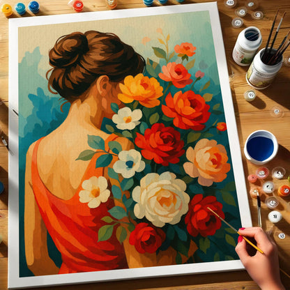 Flower Embrace | Paint by Numbers Kit