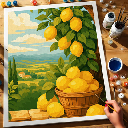 Lemon Harvest | Paint by Numbers Kit