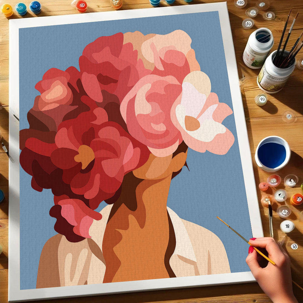 Floral Profile | Paint by Numbers Kit