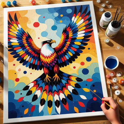 Thunderbird - Native American | Paint by Numbers Kit