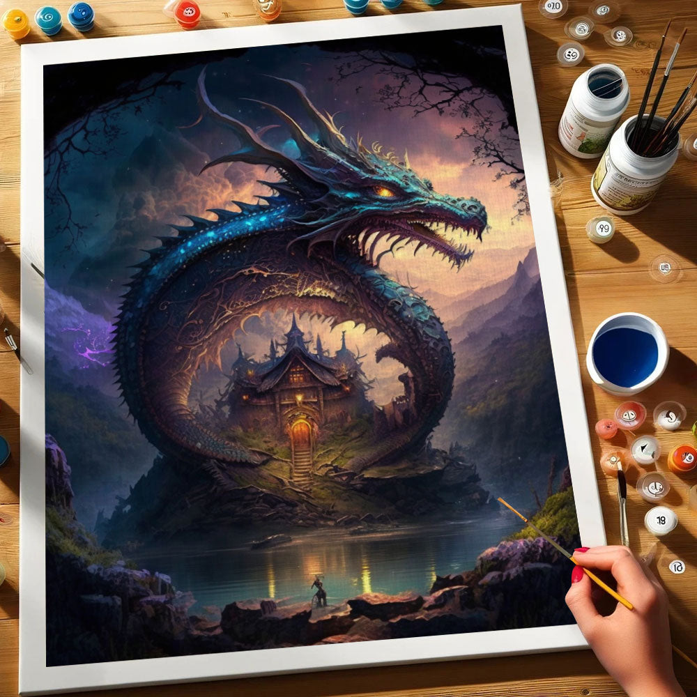 The Guardian of the Forbidden Sanctuary | Paint by Numbers Kit