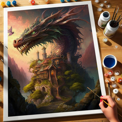 Emerald Guardian | Paint by Numbers Kit