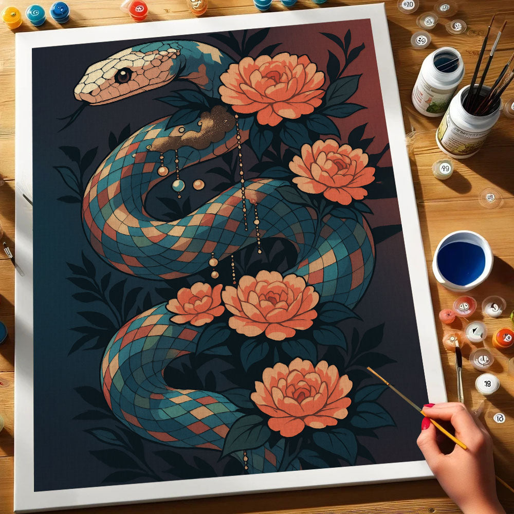 Pearls of the Serpent | Paint by Numbers Kit