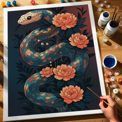 Pearls of the Serpent | Paint by Numbers Kit