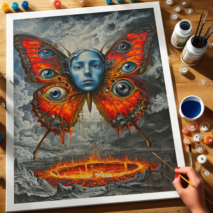 Inferno Butterfly | Paint by Numbers Kit