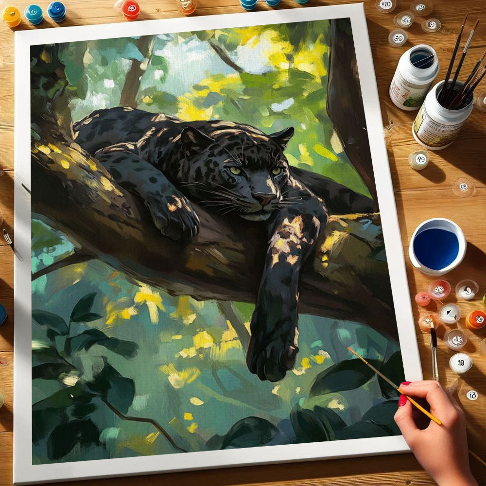Panther in the Canopy | Paint by Numbers Kit