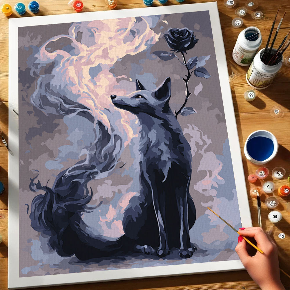 The Midnight Fox | Paint by Numbers Kit