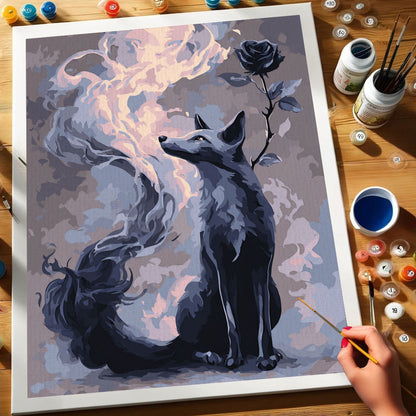 The Midnight Fox | Paint by Numbers Kit