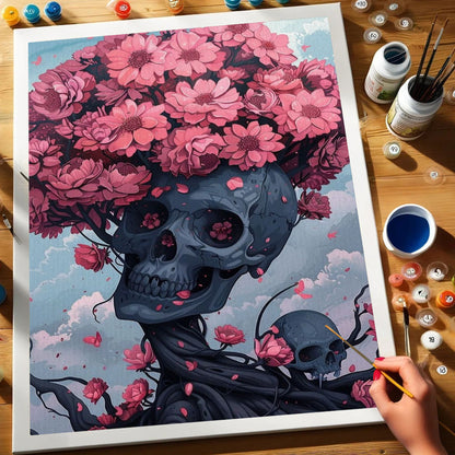 The Skull Garden | Paint by Numbers Kit