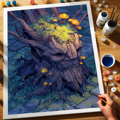 The Petrified Treant | Paint by Numbers Kit