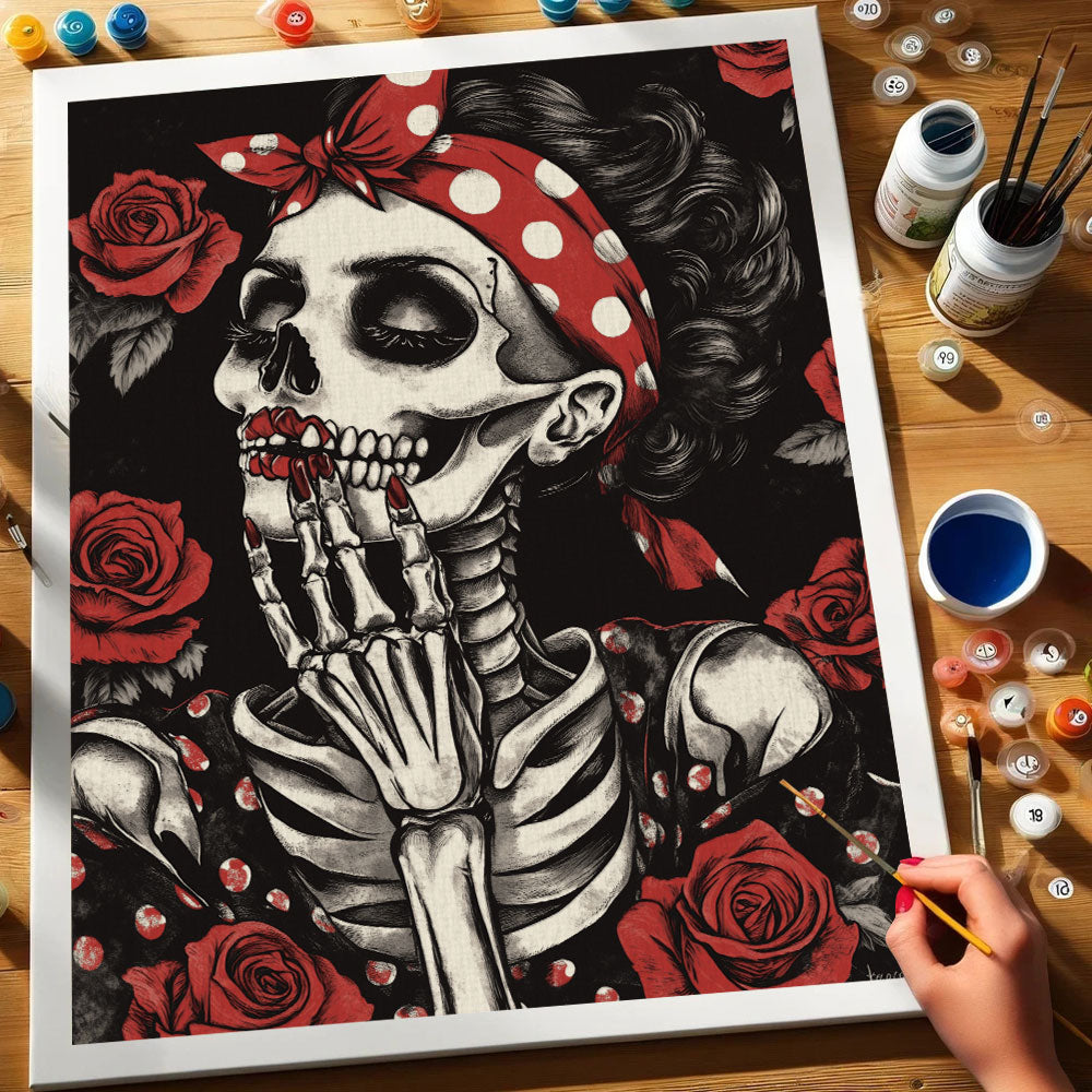 Vintage Skeleton | Paint by Numbers Kit