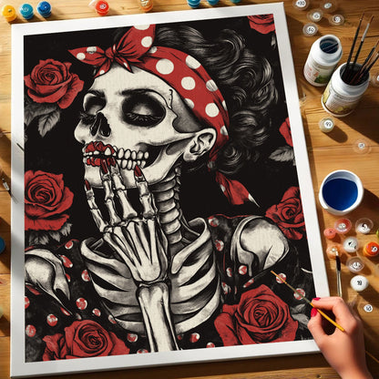 Vintage Skeleton | Paint by Numbers Kit
