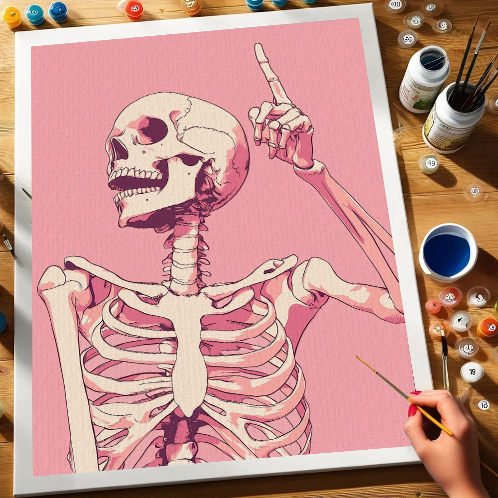 Skull Eureka Moment | Paint by Numbers Kit