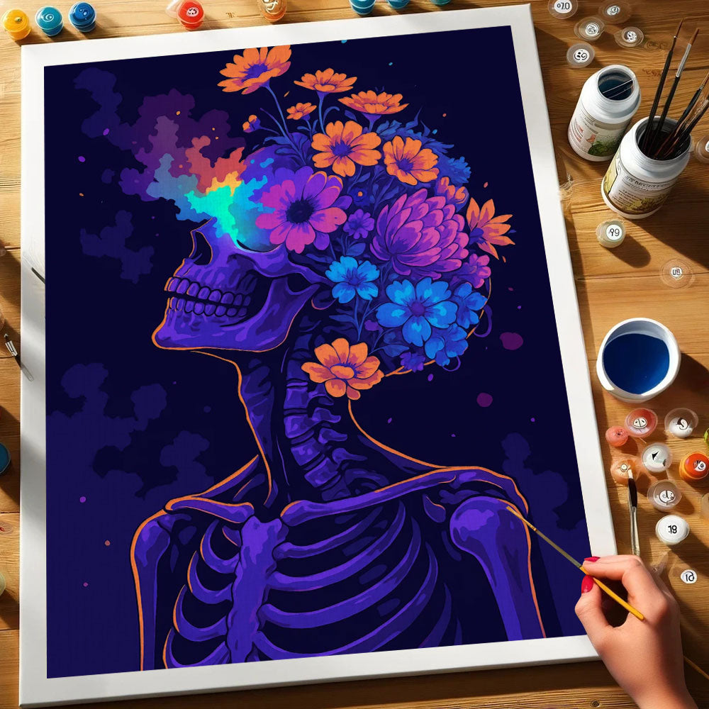 Floral Decay | Paint by Numbers Kit