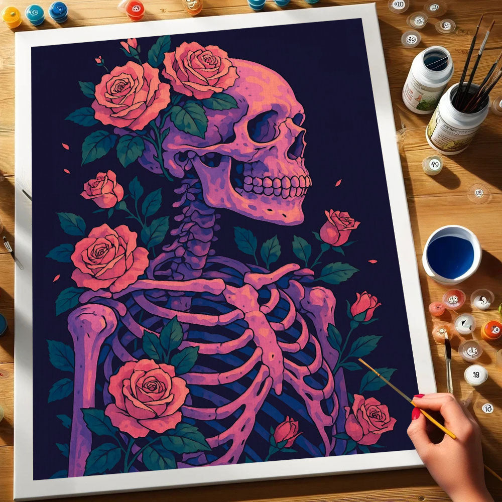Roseate Skeleton | Paint by Numbers Kit