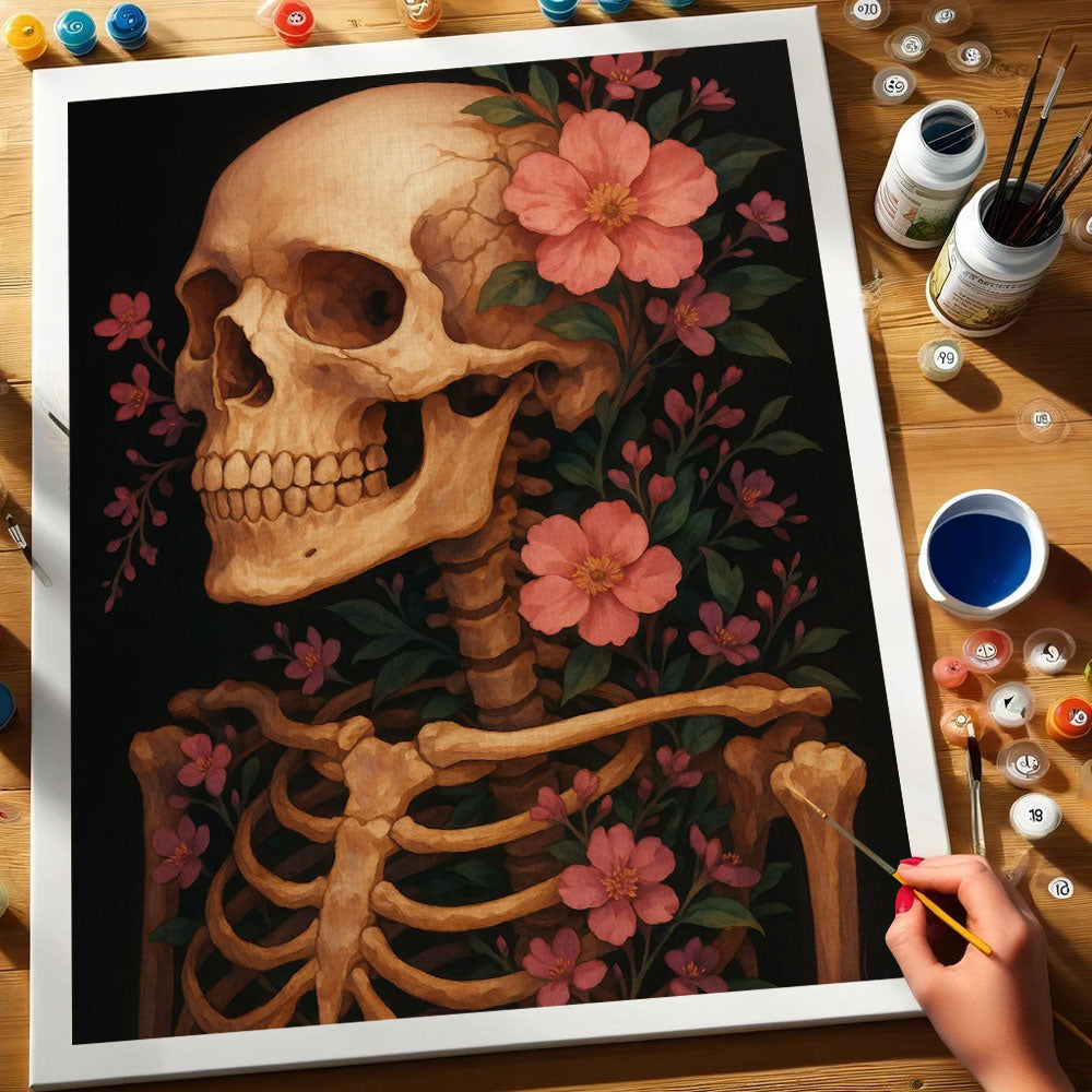 Spring Skeleton | Paint by Numbers Kit