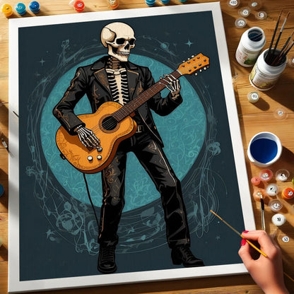 The Guitarist of the Underworld | Paint by Numbers Kit