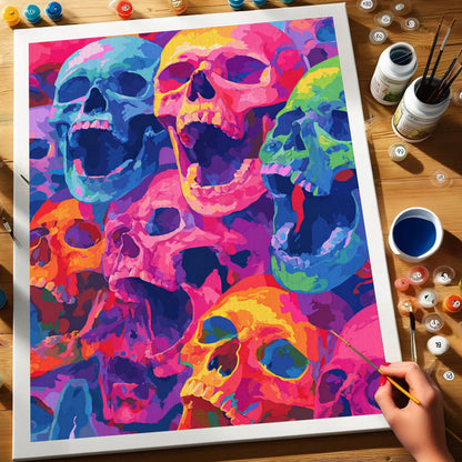 Symphony of Skeletons | Paint by Numbers Kit