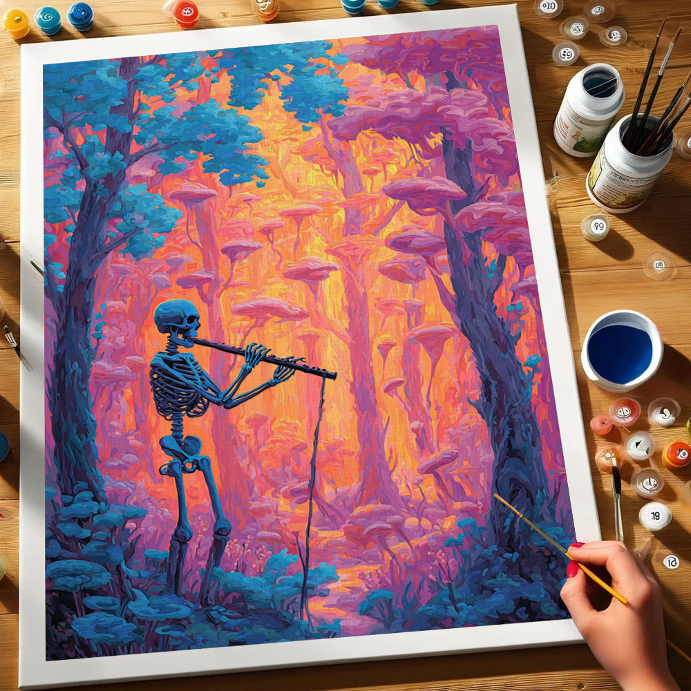 The Flute of Eternity | Paint by Numbers Kit