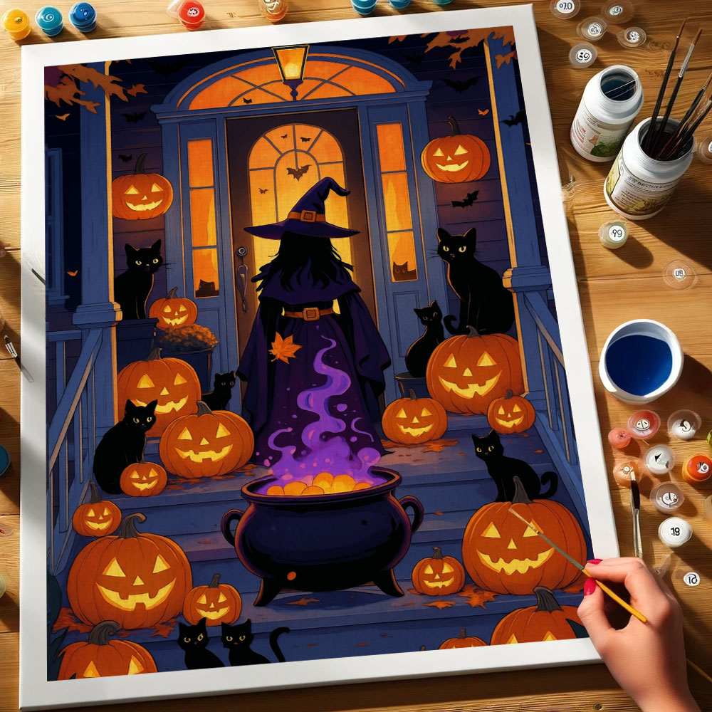 Witchy Welcome | Paint by Numbers Kit