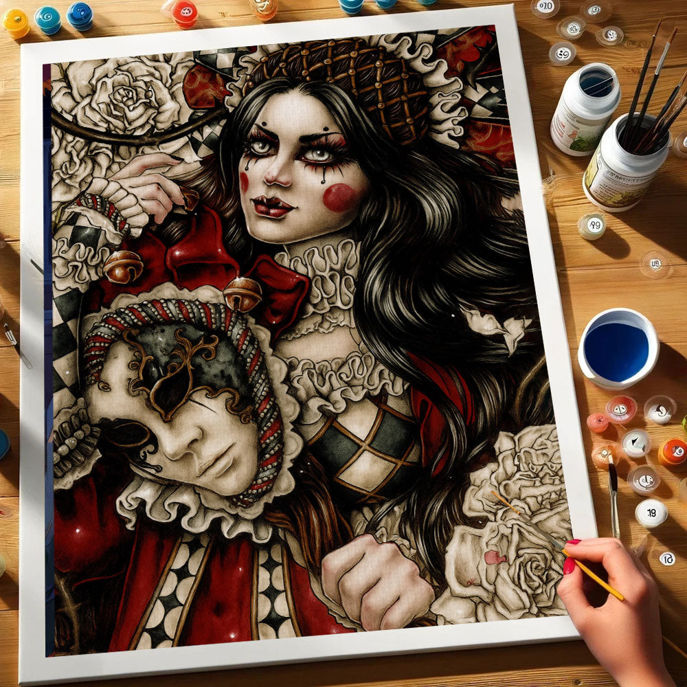Harlequin's Secret | Paint by Numbers Kit