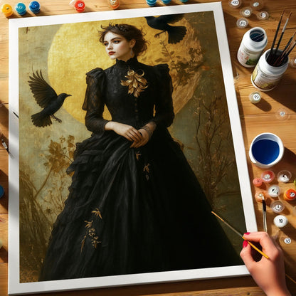 Dark Gothic Elegance | Paint by Numbers Kit