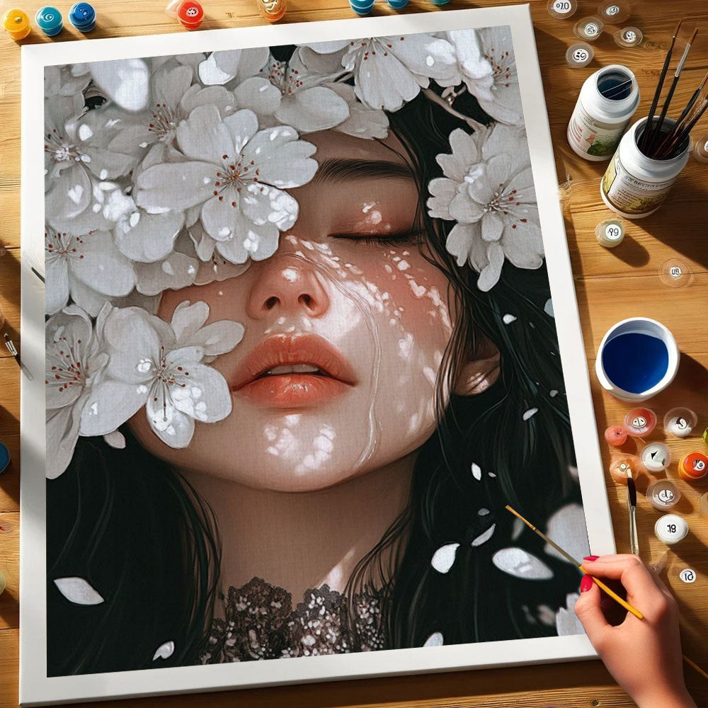 Blooming Sorrow | Paint by Numbers Kit