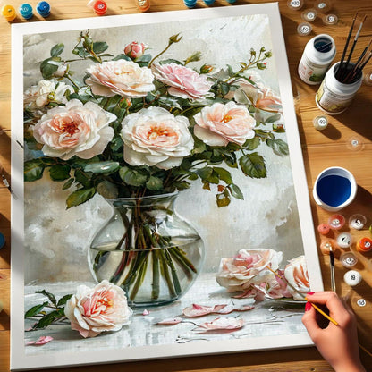 Hybrid Tea Rose | Paint by Numbers Kit