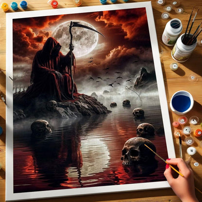 Moonlit Reaper| Paint by Numbers Kit