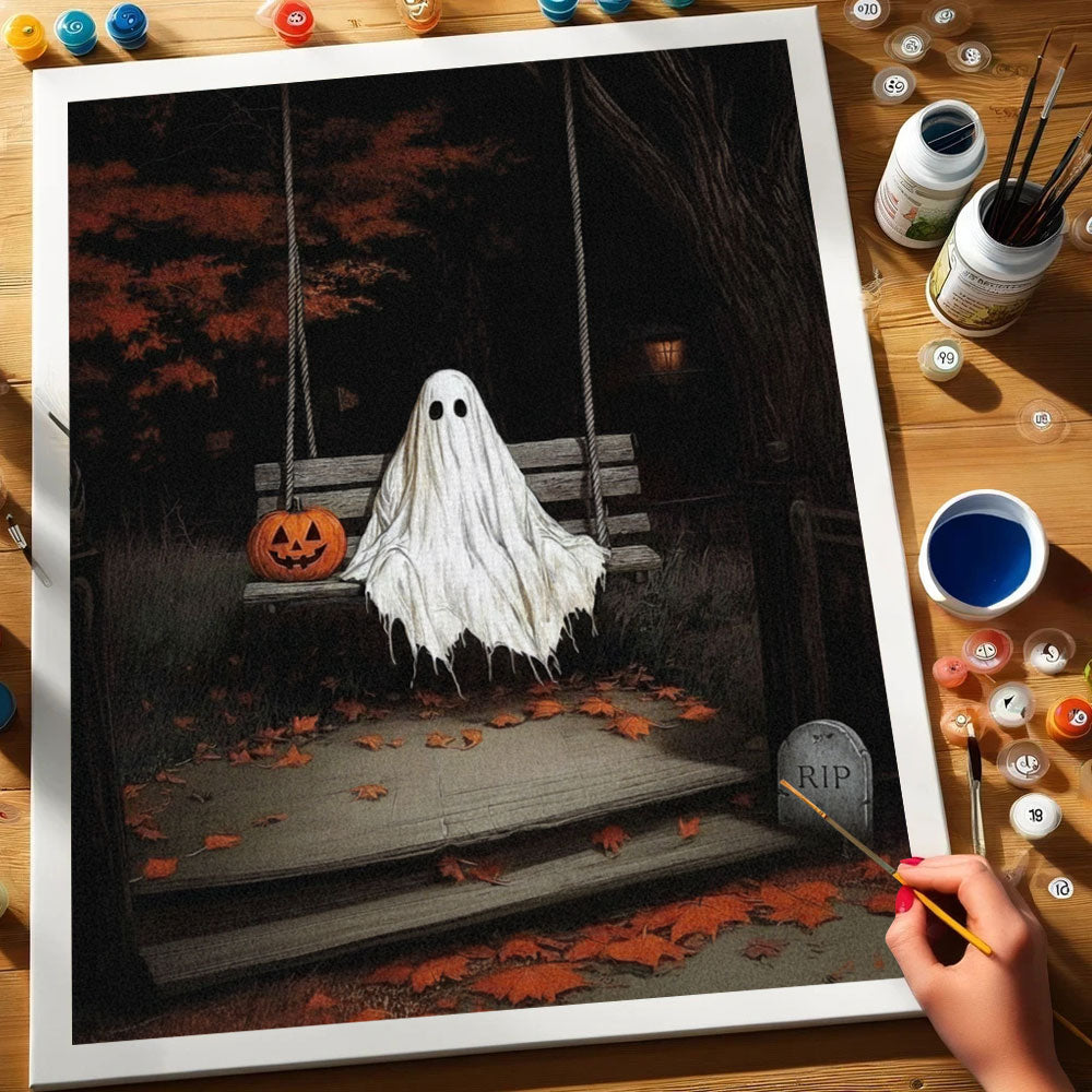 Ghost on the Swing | Paint by Numbers Kit