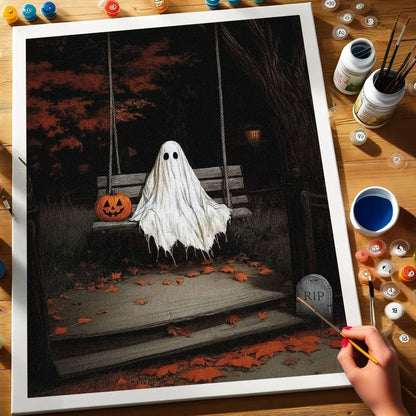 Ghost on the Swing | Paint by Numbers Kit