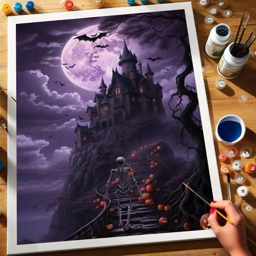Stairway to the Macabre | Paint by Numbers Kit