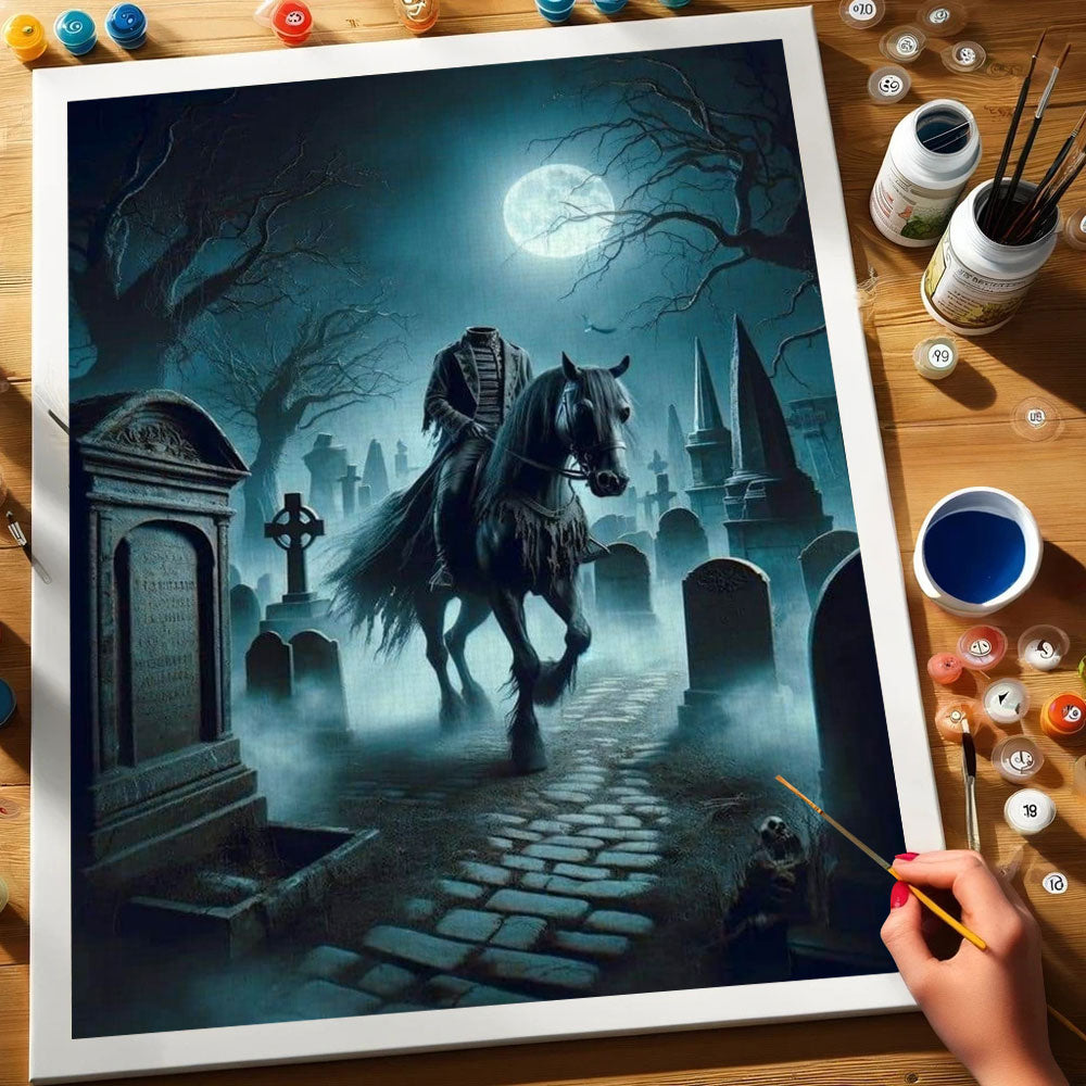 The Headless Rider | Paint by Numbers Kit