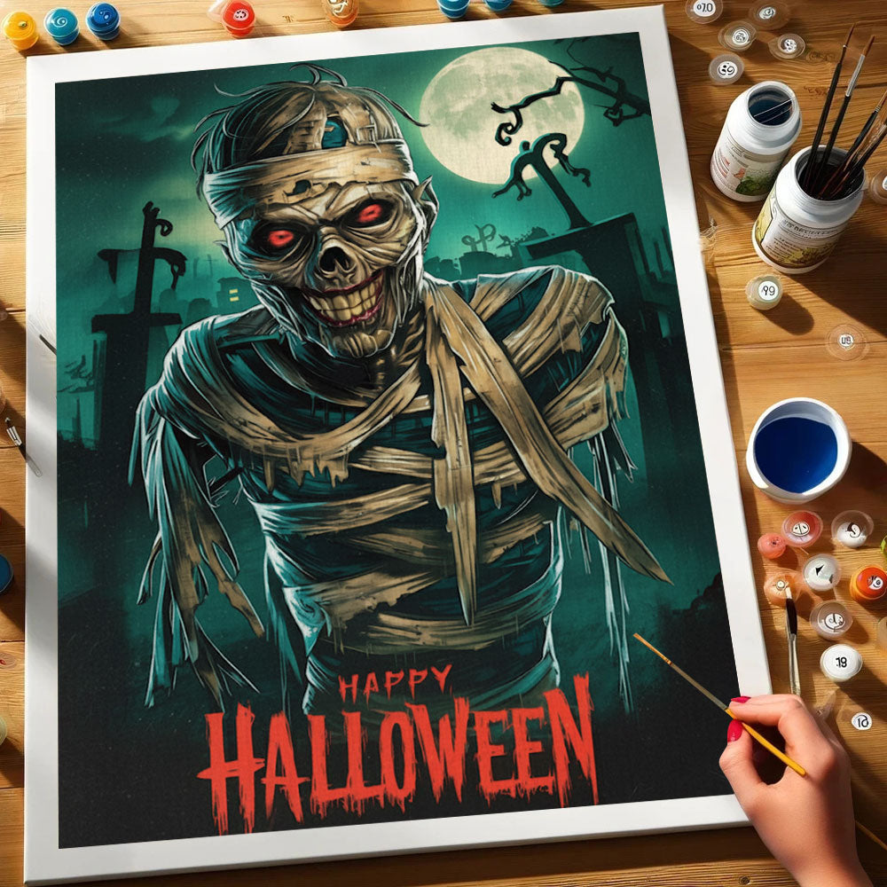 Graveyard Smirk | Paint by Numbers Kit