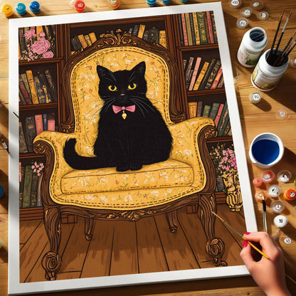 The Literary Cat | Paint by Numbers Kit