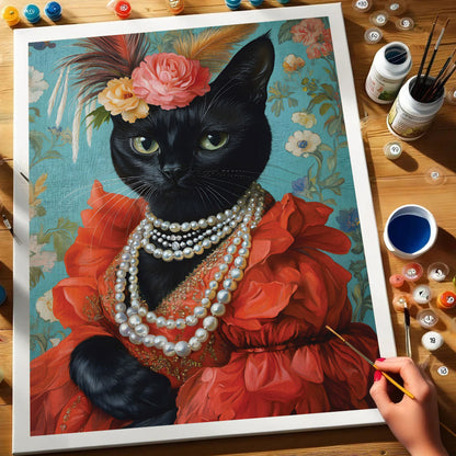The Noble Cat | Paint by Numbers Kit