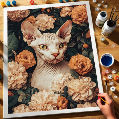 The Garden Sphynx | Paint by Numbers Kit