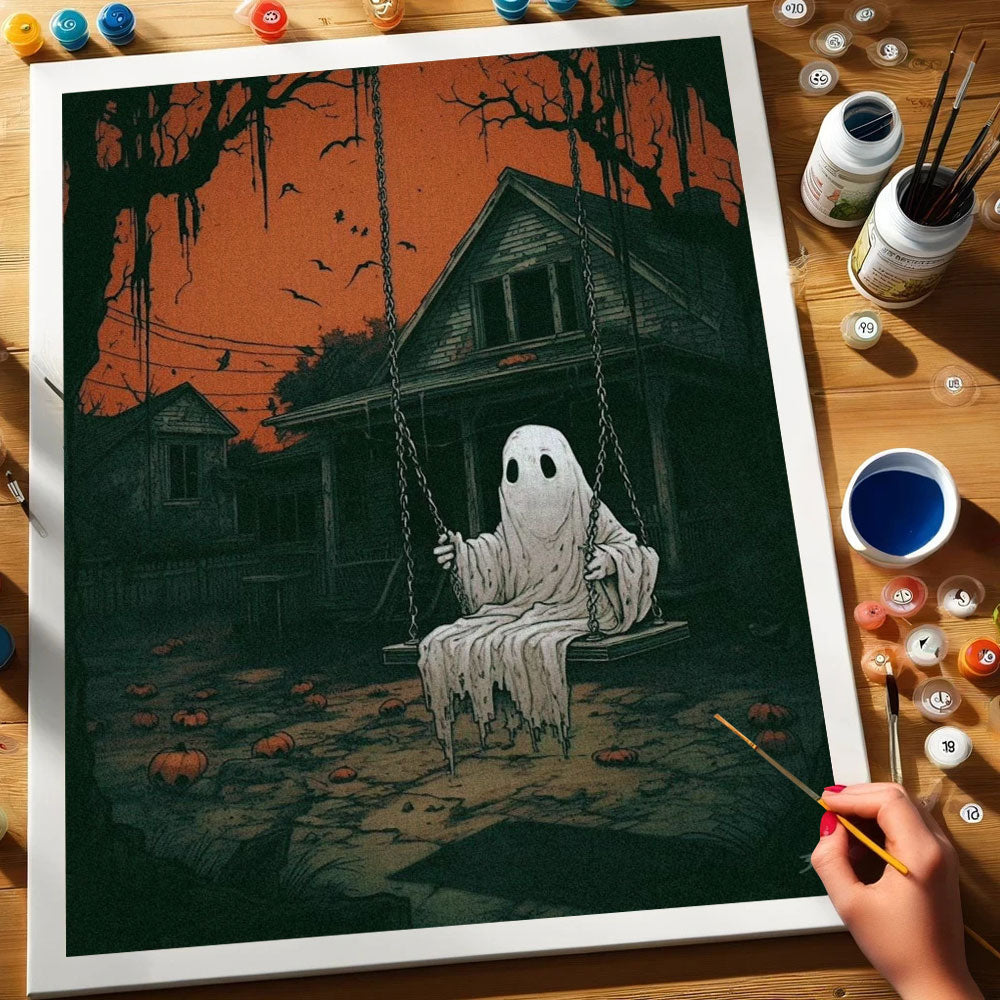 The Lonely Ghost | Paint by Numbers Kit