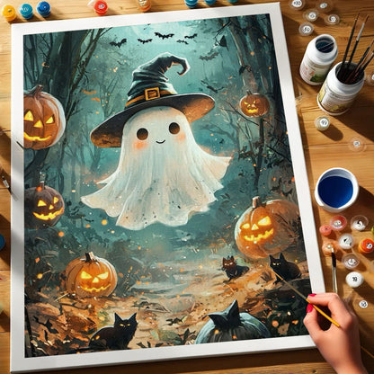 Spirit of the Pumpkin Woods | Paint by Numbers Kit