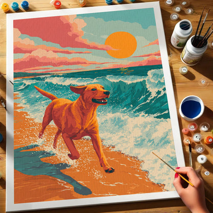 Olympic NP - Labrador Retriever | Paint by Numbers Kit