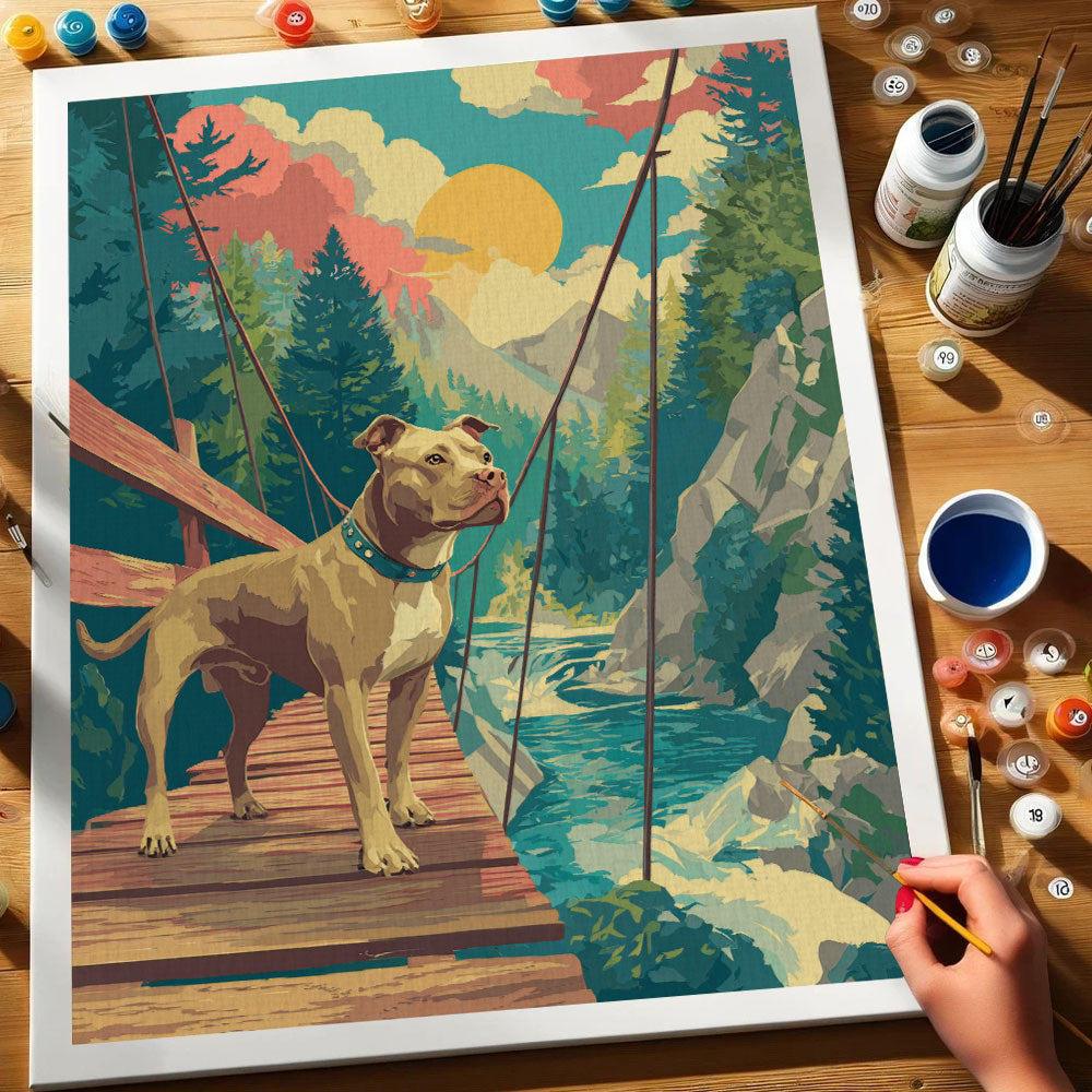 Rocky Mountain NP - Pitbull | Paint by Numbers Kit