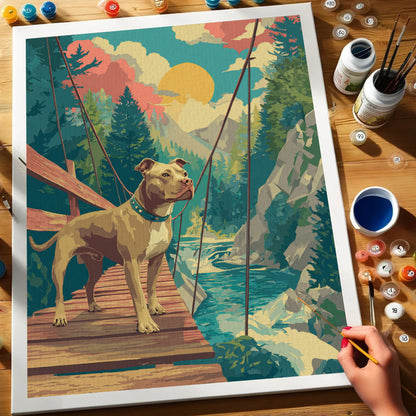 Rocky Mountain NP - Pitbull | Paint by Numbers Kit