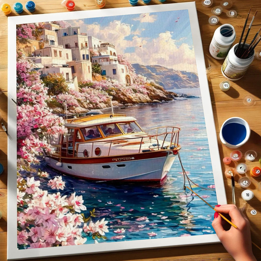 Blossoms of Amalfi|Paint by Numbers Kit