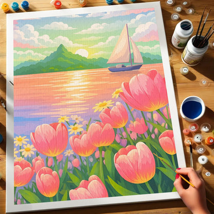 Tulip Bay|Paint by Numbers Kit