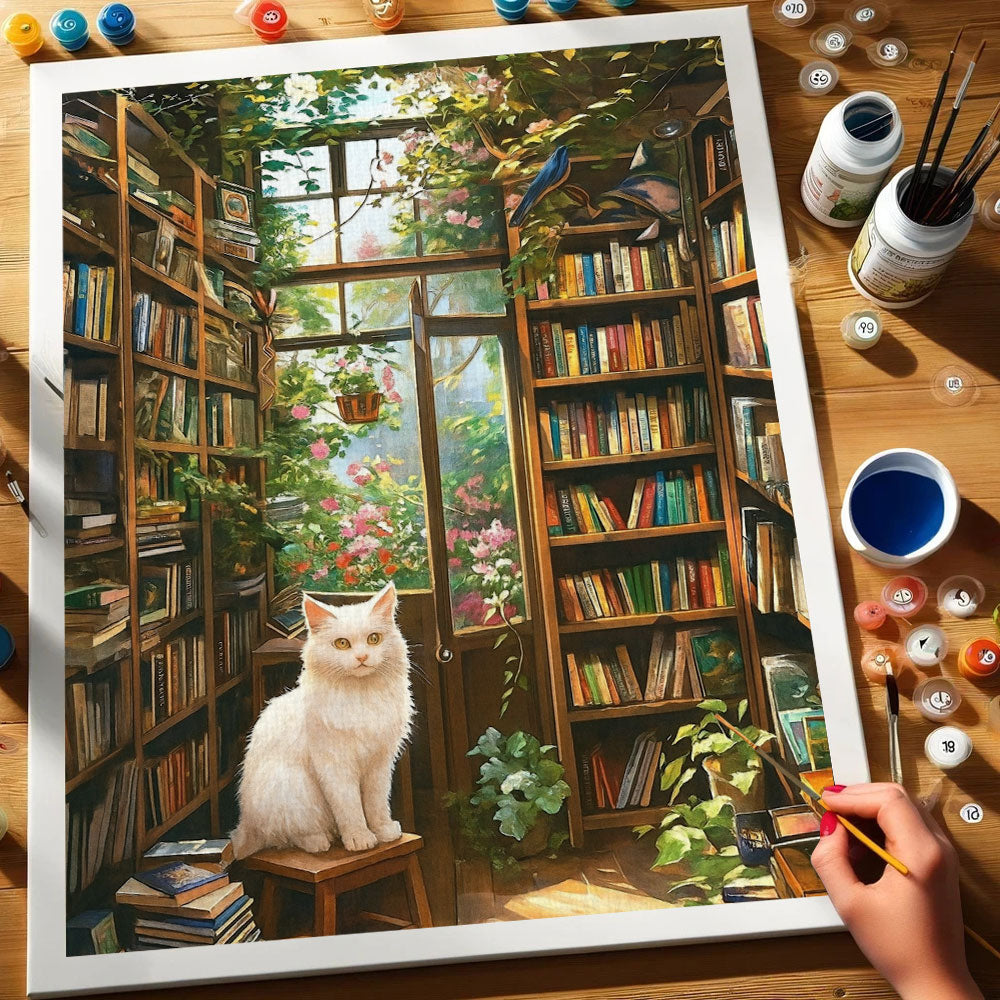 The Garden Library|Paint by Numbers Kit