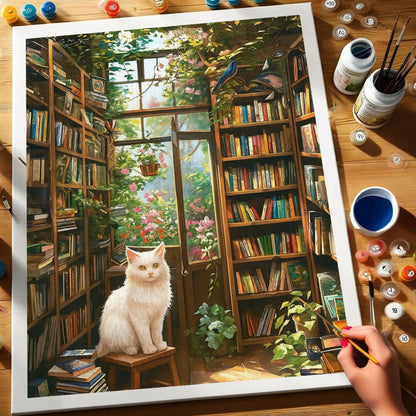 The Garden Library|Paint by Numbers Kit