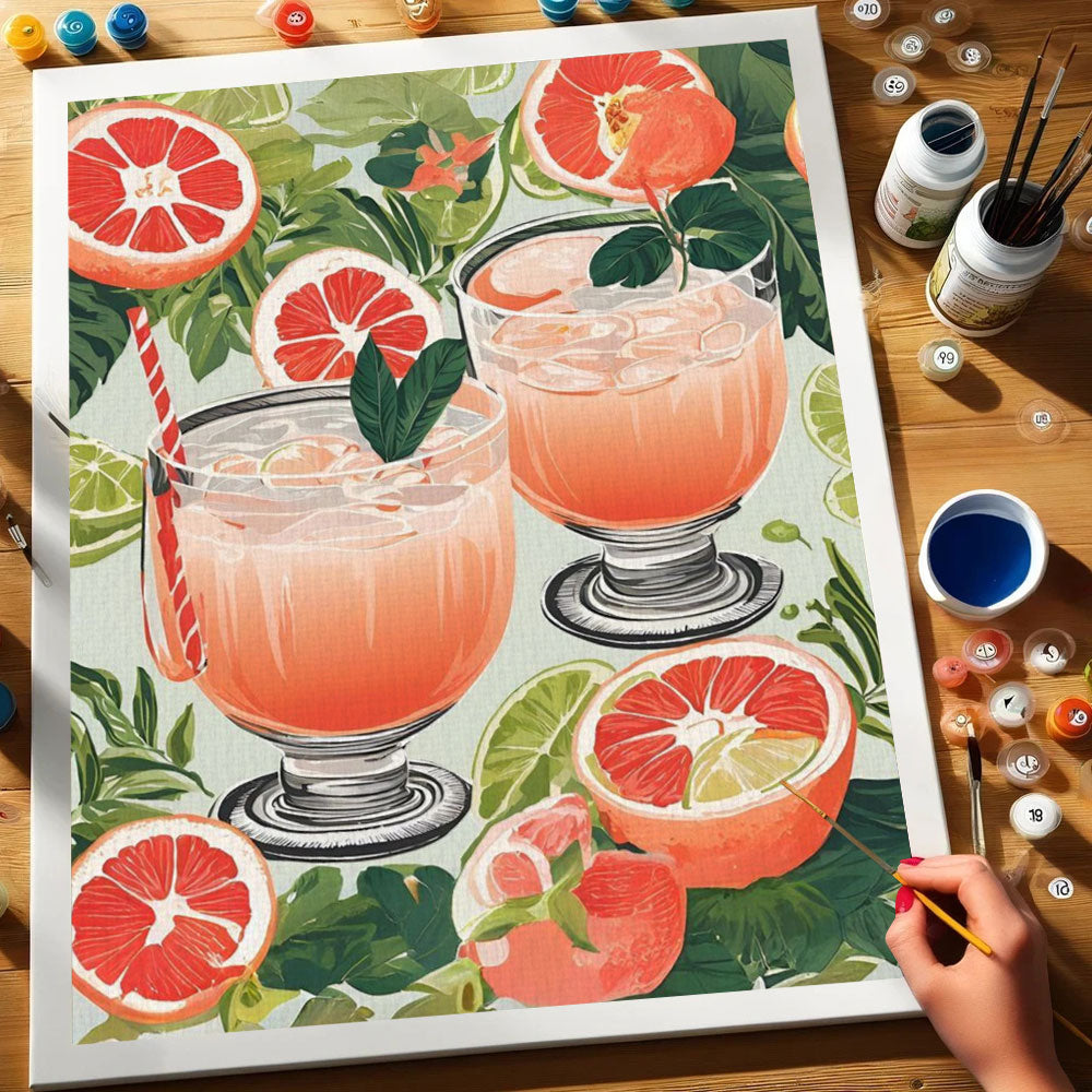 Grapefruit Summer|Paint by Numbers Kit