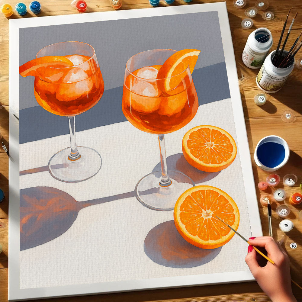 Orange Juice|Paint by Numbers Kit