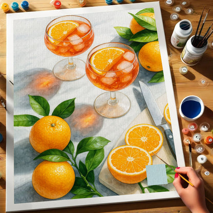 Orange Aperitif|Paint by Numbers Kit