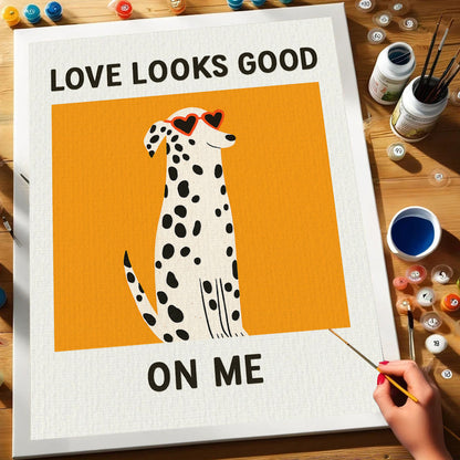 Loves Look Good On Me | Paint By Number Kit